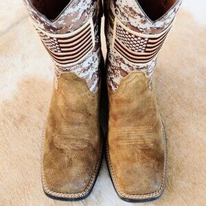 Ariat Men's Camo Patriot Western Boots size 8.5 D